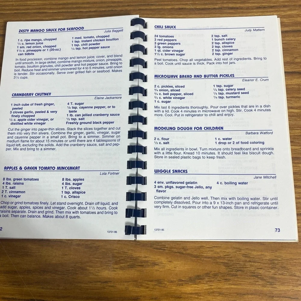 Okeechobee Florida United Methodist Women 1995 VTG Kitchen Keepsakes Cookbook